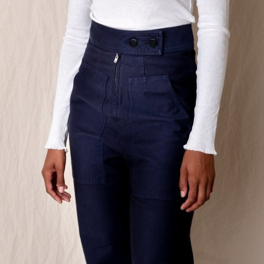 Caron Callahan Navy Emi Pants